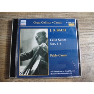 J.S.BACH Cello Suites Nos. 1-6 Pablo Casals 2CD