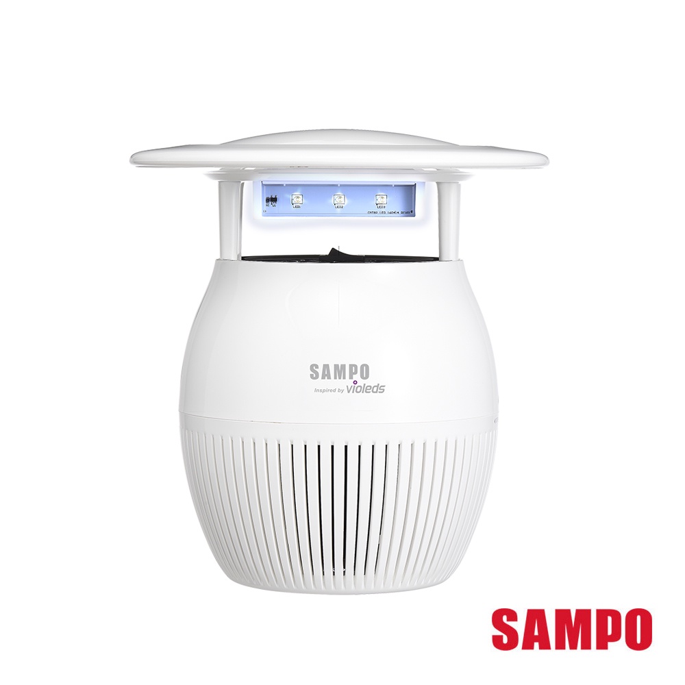 SAMPO聲寶 家用型吸入式光觸媒UV捕蚊燈-白 ML-W031D-W