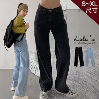 LULUS/自訂款刷色直筒牛仔褲/每穿必問褲S-XL２色【A04220219】長褲 220929