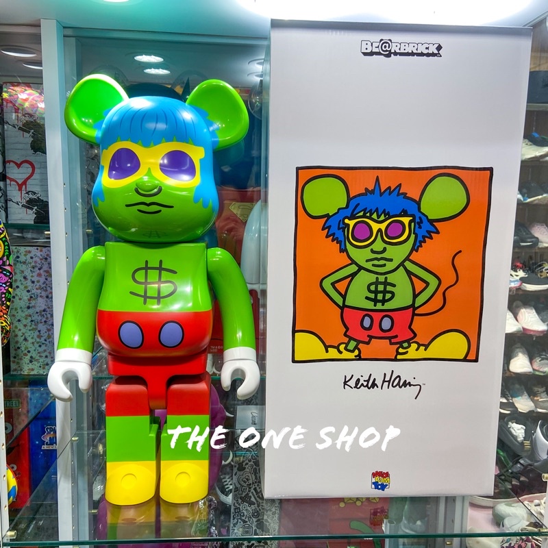 TheOneShop BE@RBRICK Keith Haring Andy Mouse 安迪老鼠 庫柏力克熊