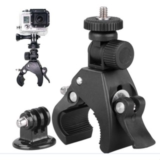 gopro配件 insta360oner大疆山狗運動相機單車夾固定支架腳踏車