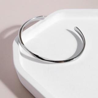 【MIESTILO】簡約的C 微扭轉手環｜白鋼手環 簡約時髦 OL必備