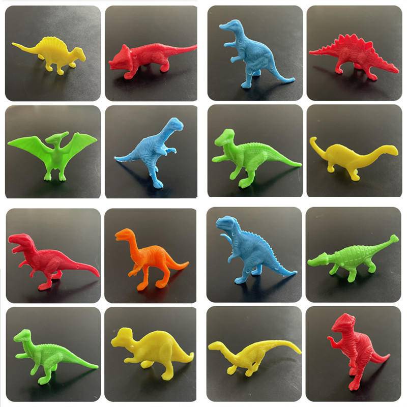 仿真實心恐龍玩具 男女孩軟膠小恐龍動物模型兒童玩具套裝【30只起售】