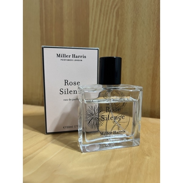 降價亂賣 二手 Miller Harris 玫瑰晨語 Rose Silence 淡香精 50ml/香氛滾珠油9ml