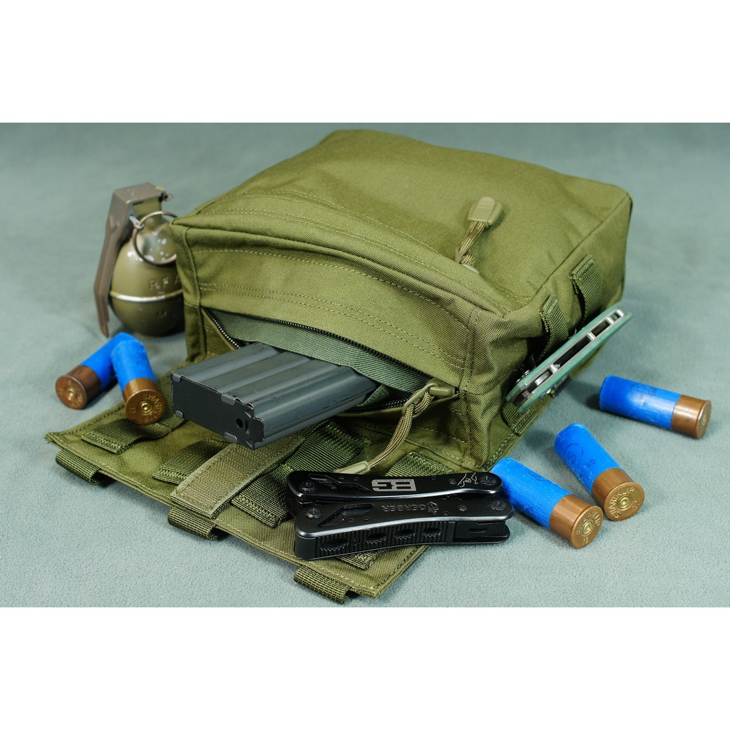 【J-TECH】折疊式模組molle回收袋 MIT｜國軍數位迷彩-DCT 雜物袋 折疊 收納袋 工具袋