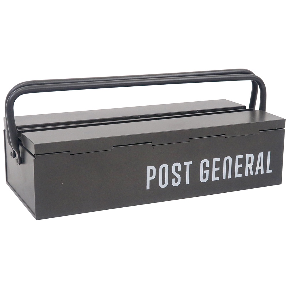 『 阿榮大叔1968選物店 』Post General Stackable Tool Box 可堆疊式手工具收納箱 黑