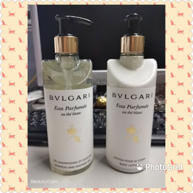 *～油頭本鋪～*BVLGARI 寶格麗白茶身體乳液 300ml 身體 沐浴乳 乳液