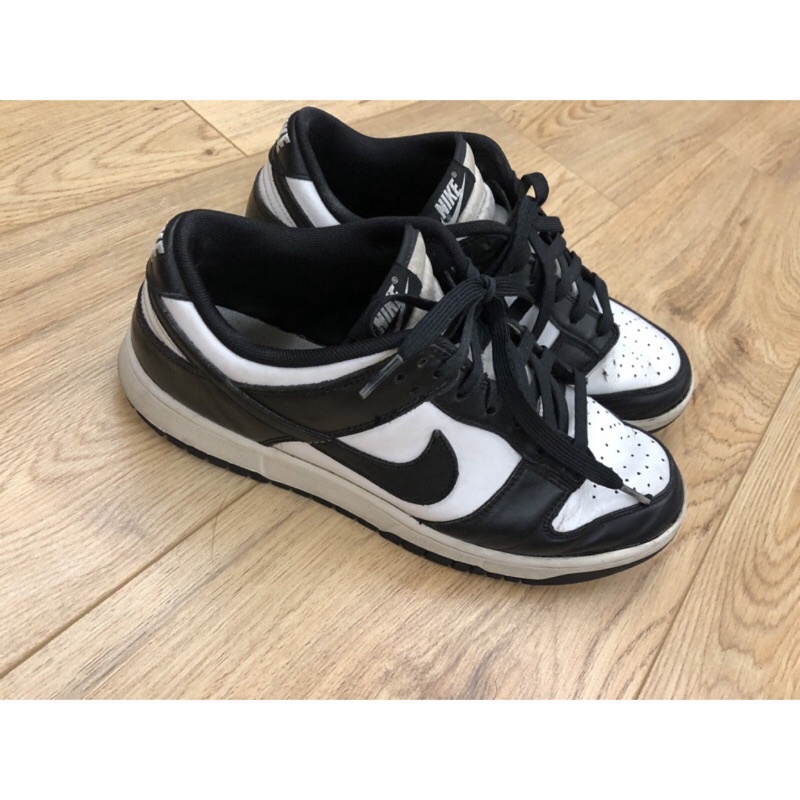 Nike dunk low 熊貓 黑白 低筒 二手