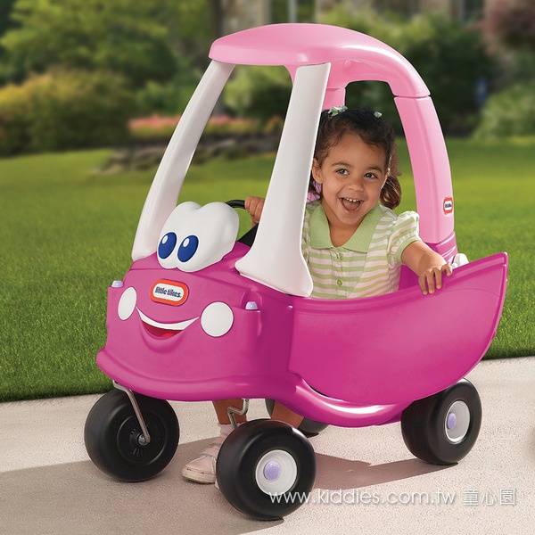 聚聚玩具【正版】Little Tikes 時尚跑車 - 桃紅 體能較具 幼兒園教具 腳行車 戶外 推車