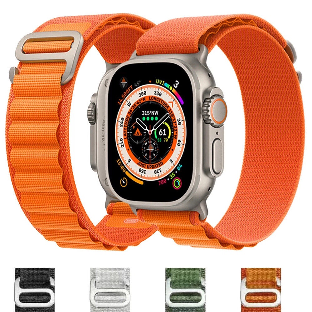 現貨「高山回環尼龍錶帶」適用於 Apple Watch S8 錶帶 Ultra SE S7 49mm 45mm 41mm