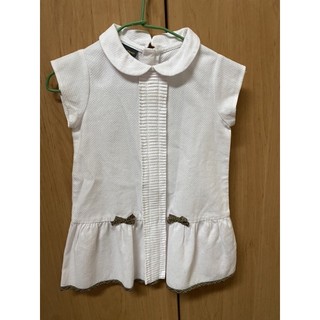 Fendi kids 白色洋裝12M。2手清