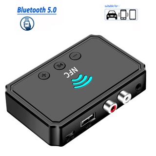 NFC Bluetooth 5.0 Receiver 3.5mm RCA AUX Jack USB Smart Play