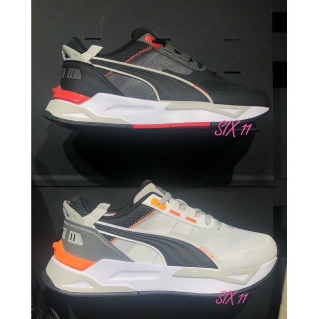 @SIX@PUMA Mirage Sport Tech 流行休閒鞋 男款 老爹鞋 白黑橘 383107-01 黑紅 03