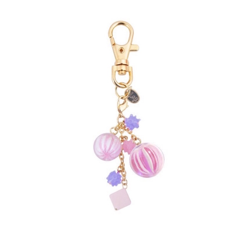 現貨 🇯🇵日本製 Nanaco plus+ 粉紅色 紫色 金平糖 🍭糖果 🍬糖 🔑鑰匙圈 吊飾