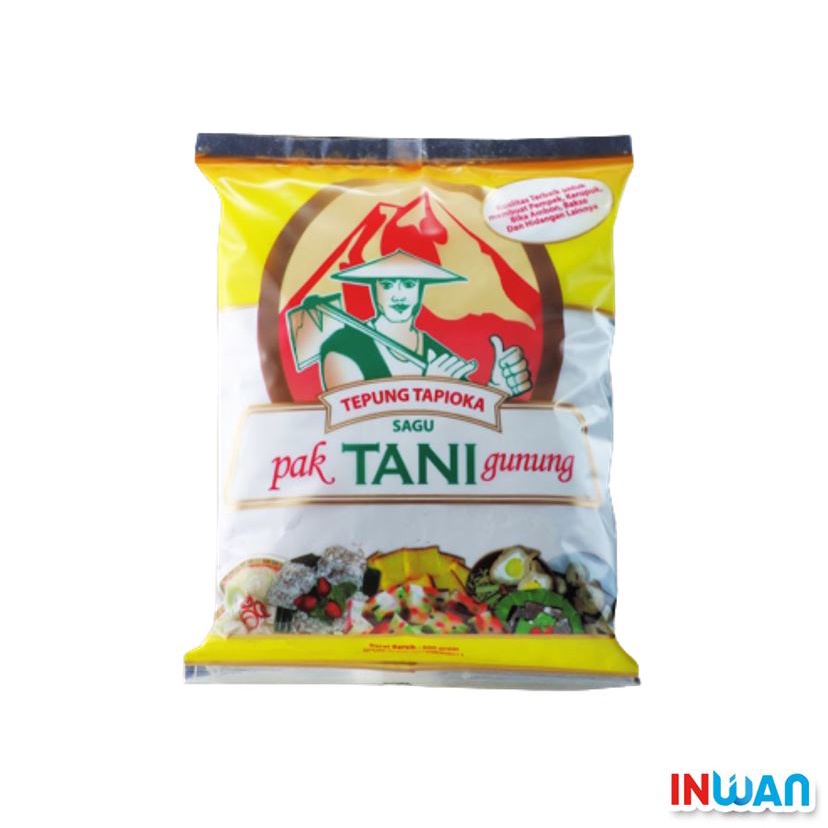 【 印灣 INWAN 】印尼 TEPUNG TAPIOKA CAP PAK TANI GUNUNG 樹薯粉 木薯粉