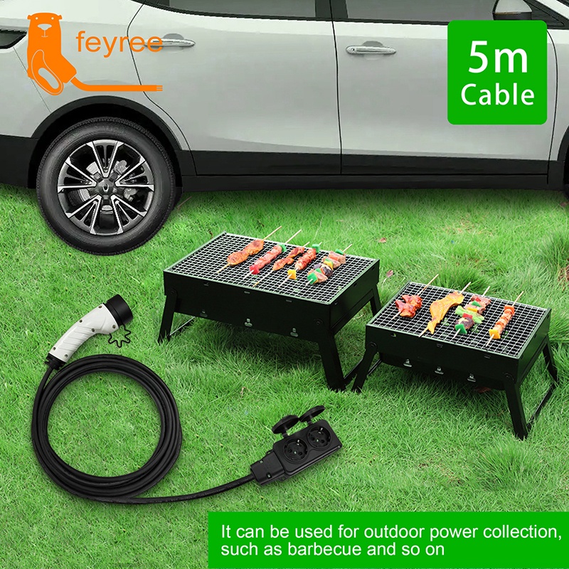 Feyree Electric car t Outdoor Power Station Discharge Plug E