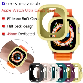 簡約殼子適用於Apple Watch ultra系列iwatch8/7/6/5/4/3系列殼半包保護殼適用於蘋果