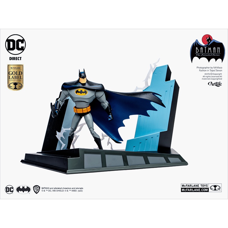 ArtLife ㊁ McFarlane DC Batman The Animated 麥法蘭 蝙蝠俠 場景組