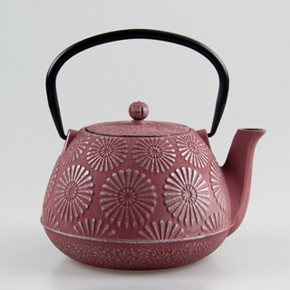 鑄鐵茶壺1.2升歐式美式西式出口鑄鐵壺茶壺煮水泡茶生鐵茶壺飲吧軟裝擺件