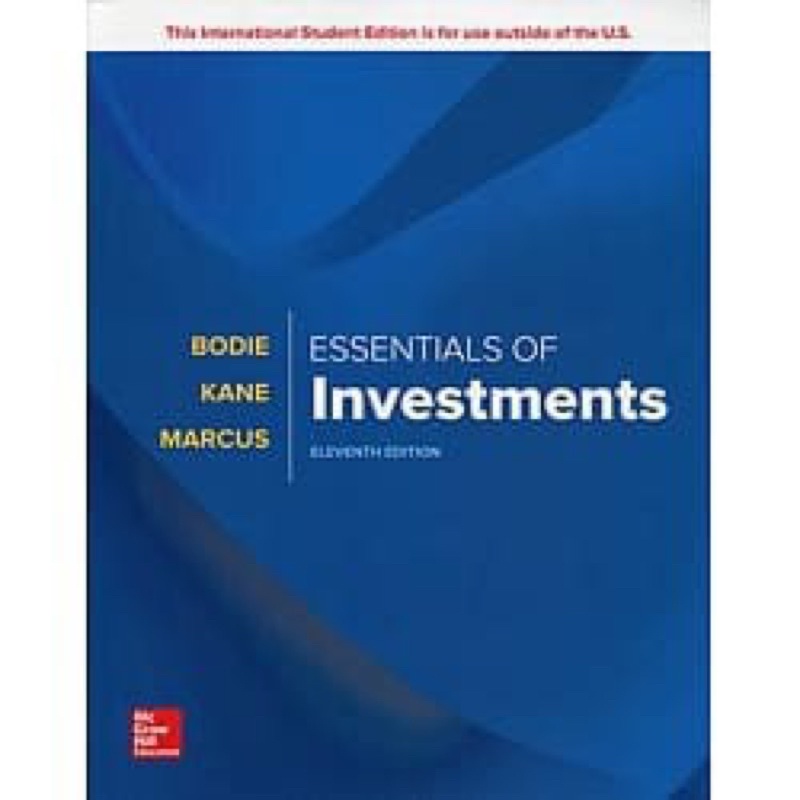 Essentials of Investments 11e