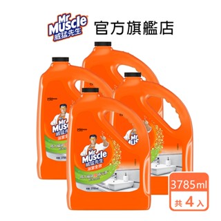 威猛先生 浴室全效清潔劑加侖桶-除垢3785ml(4入/箱)-箱購組-官方直營