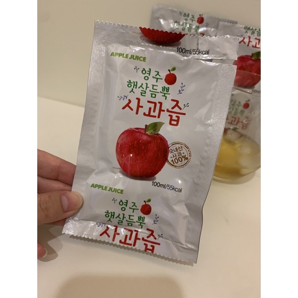 【好物推薦】韓國陽光蜜蘋果100%鮮榨蘋果汁100ml