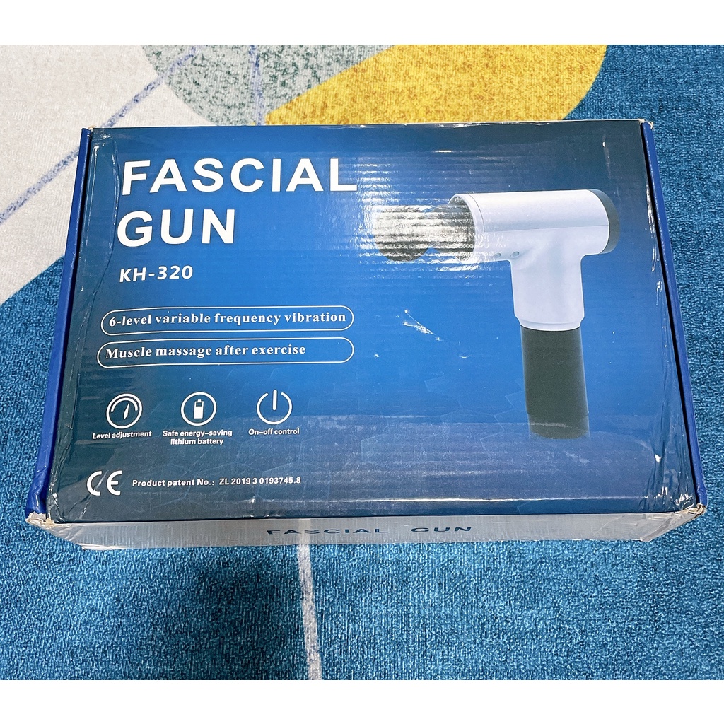 FASCIAL GUN KH-320 六段式深層肌肉筋膜震動按摩槍 筋膜槍