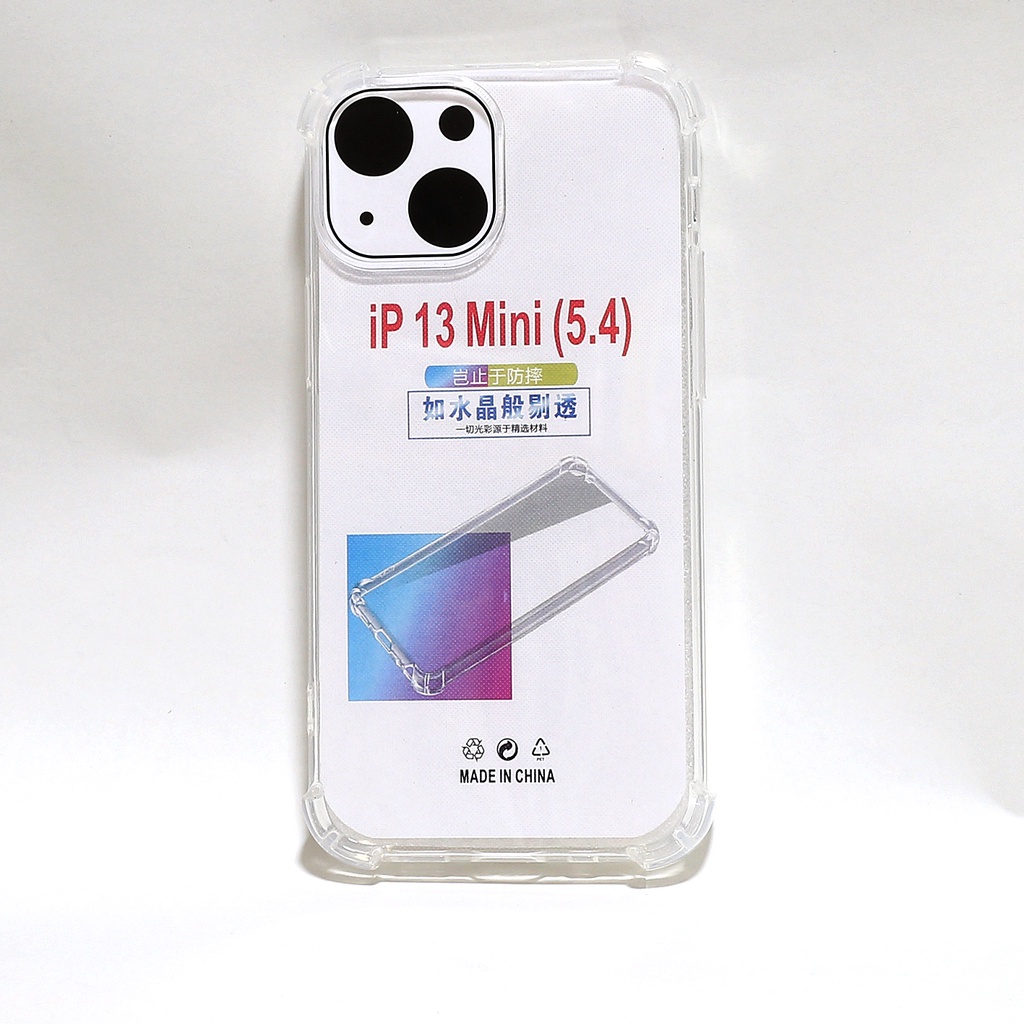 iPhone13 mini 四角防摔手機殼 保護殼(如水晶般剔透)iPhone13 mini