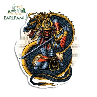 EARLFAMILY 13cm龍日系個性車貼筆記本電腦大篷車摩托車電腦電動自行車魚船防水DIY貼花裝飾