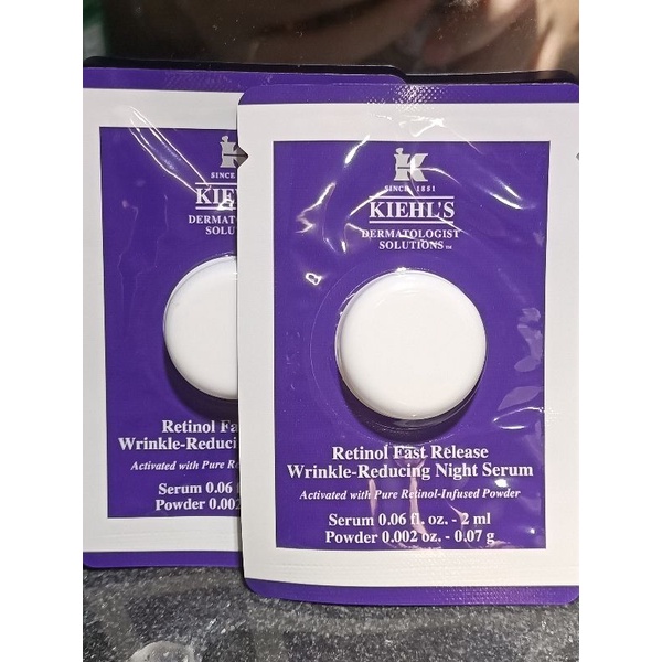 專櫃正品 Kiehl's契爾氏 0.3A醇新生瞬效活性精華 2ml/0.07G *3 新品現貨特價