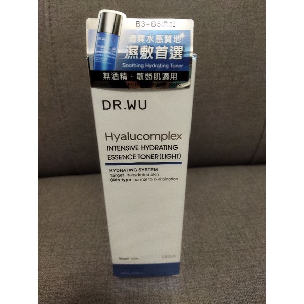 dr.wu玻尿酸保溼精華化妝水清爽型150ml