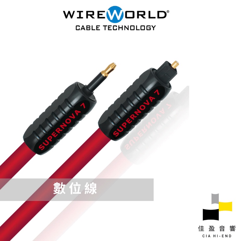 Wireworld SuperNova 7 Toslink 數位光纖線｜公司貨｜佳盈音響