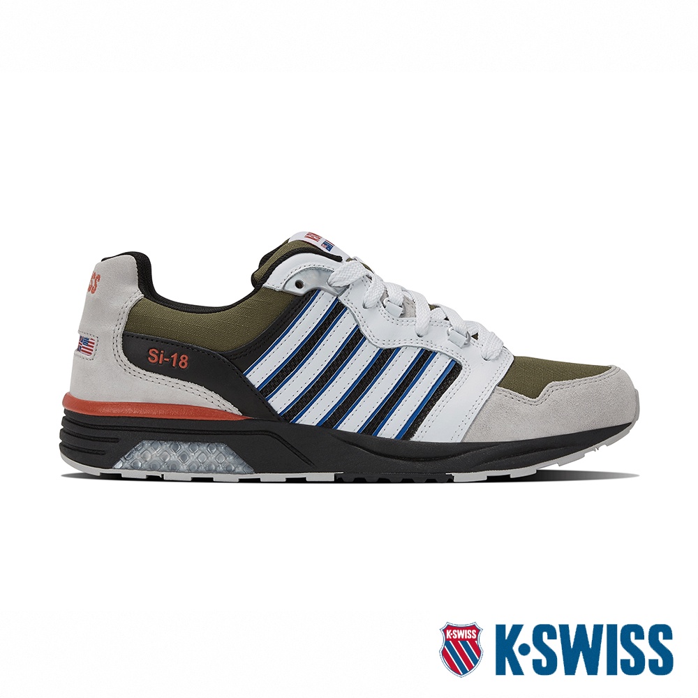 K-SWISS Si-18 Rannell時尚運動鞋-男-綠/白/橘