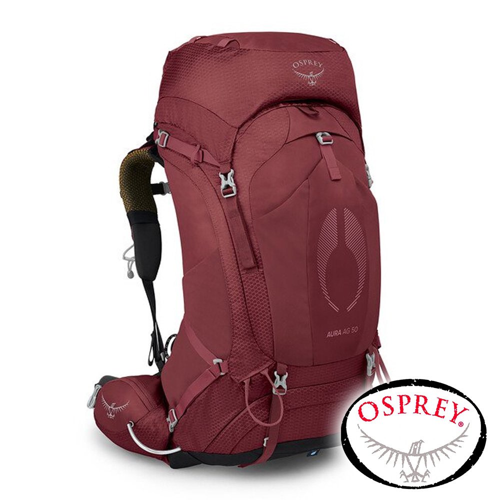 【美國 OSPREY】Aura AG 50 登山背包 47L XS/S『莓果冰沙』10004015