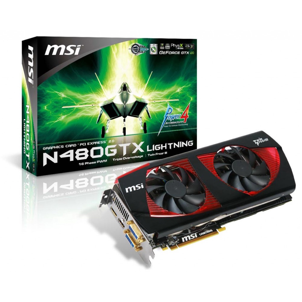 徵收 MSI 微星 GeForce GTX 480 LIGHTNING