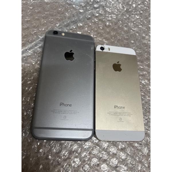 iPhone 6 iPhone 5s兩隻一起賣沒測試自行檢測零件機出售