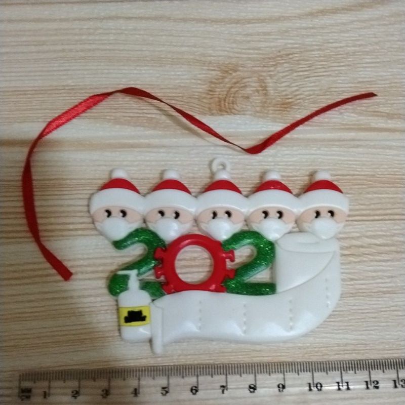全新 現貨 202x年 聖誕 口罩 雪人 PVC 掛件 許願 留言 裝飾 掛飾 聖誕節 聖誕樹 牆飾 飾品