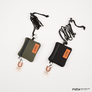 日本限定 Universal Overall 卡片零錢 多功能小包 (附吊繩)【 FUZY 】 - B205071