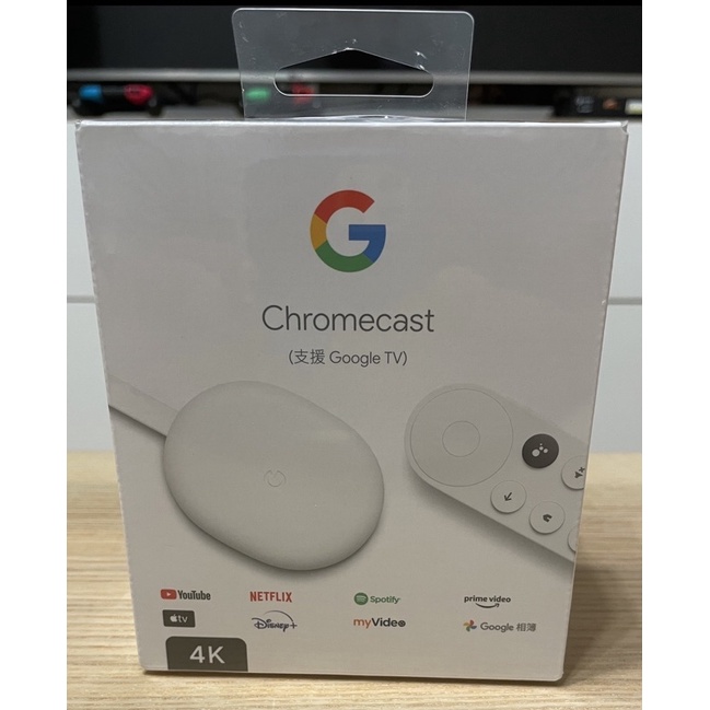 Chromecast Google tv 4K(白）