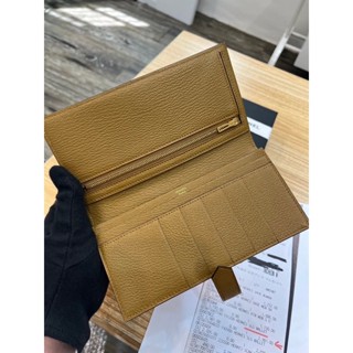 愛馬仕Hermes bearn 2H牛皮紙金扣 山羊皮長夾🥰