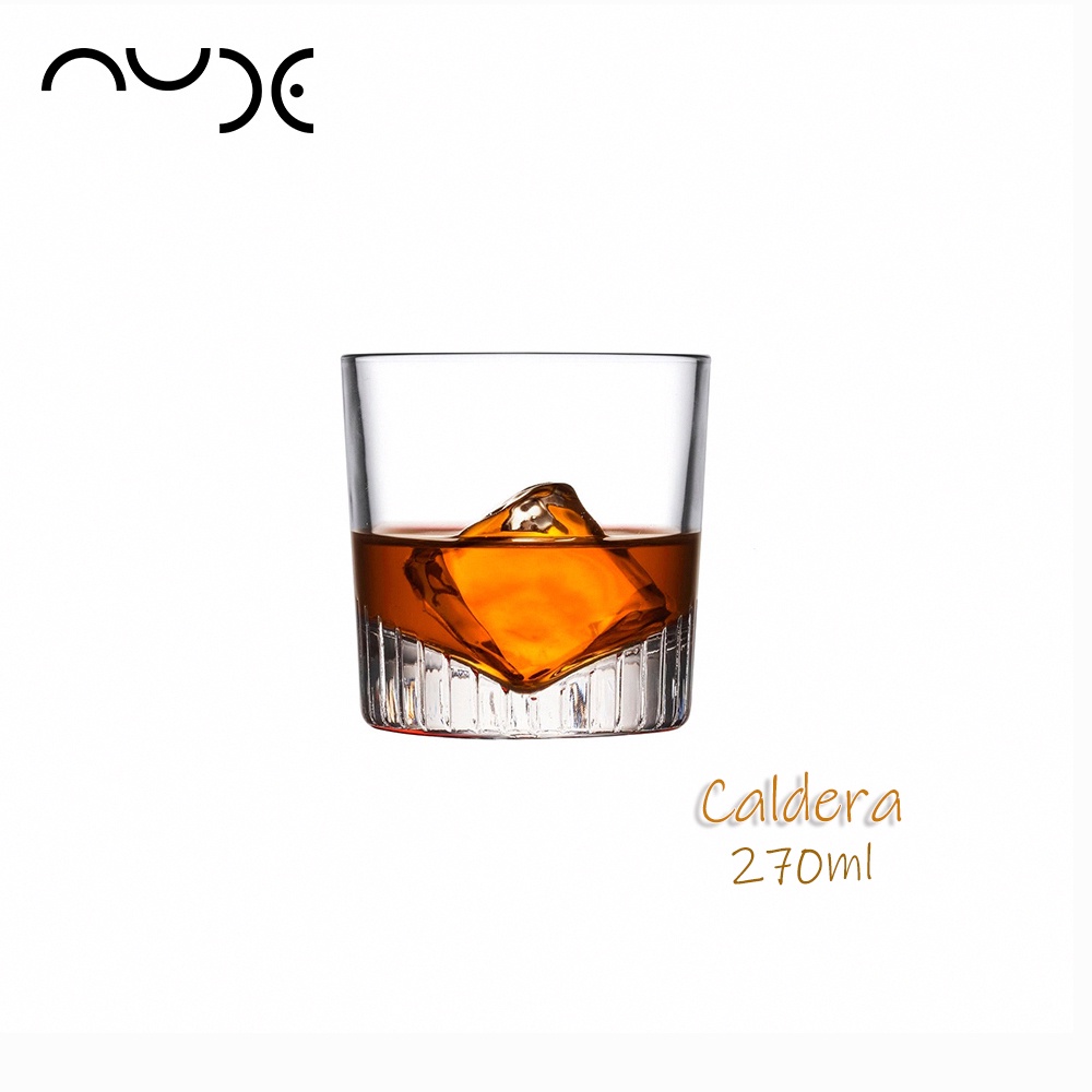 【NUDE】Caldera Tumbler Whisky Dof 威士忌杯 270mL 酒杯 水晶杯 水晶玻璃杯