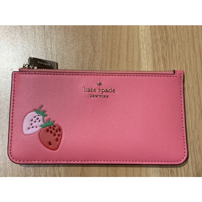kh77410 預定 Kate spade草莓零錢卡包