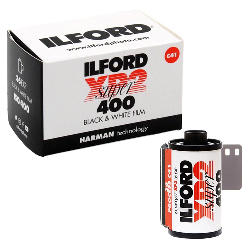 1卷/2 卷/3 卷 ILFORD XP2 (135mm) 黑白膠片 SUPER 400 C-41 加工