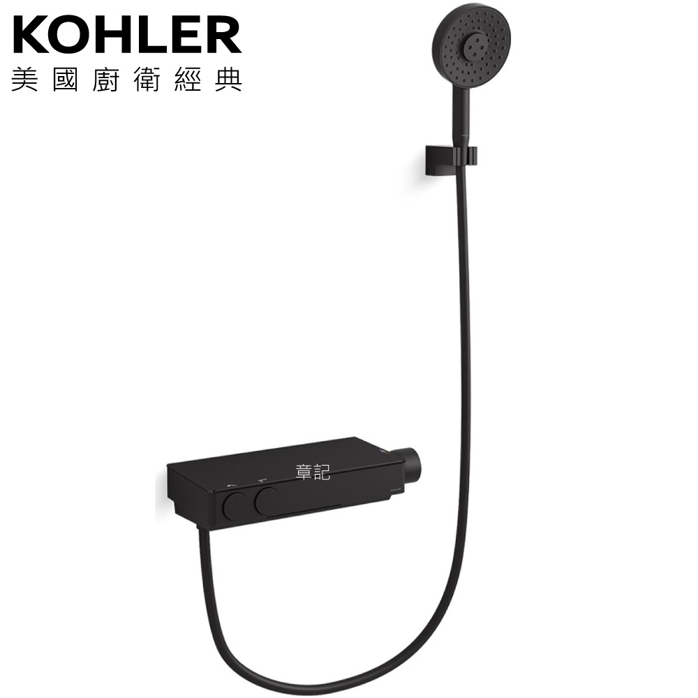 KOHLER Anthem 恆溫二路沐浴龍頭(霧黑) K-26327T-9-BL