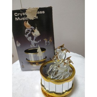 【音樂盒/Music Box】水晶玻璃音樂盒/crystal glass music box