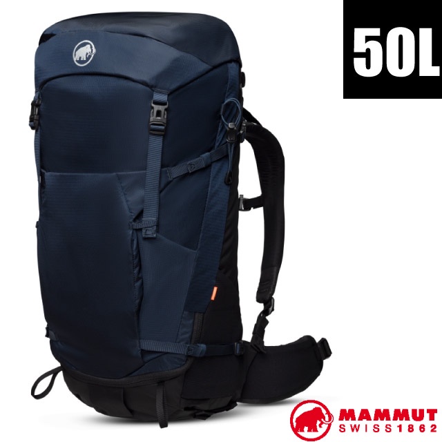 【MAMMUT 長毛象】Lithium 50 女輕量登山健行攀登背包50L/海洋藍/黑_00770