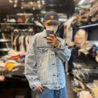 【MAFIA WORK】 Levi's 牛仔外套 刷破 割破 個性 破壞牛仔外套 LEVIS