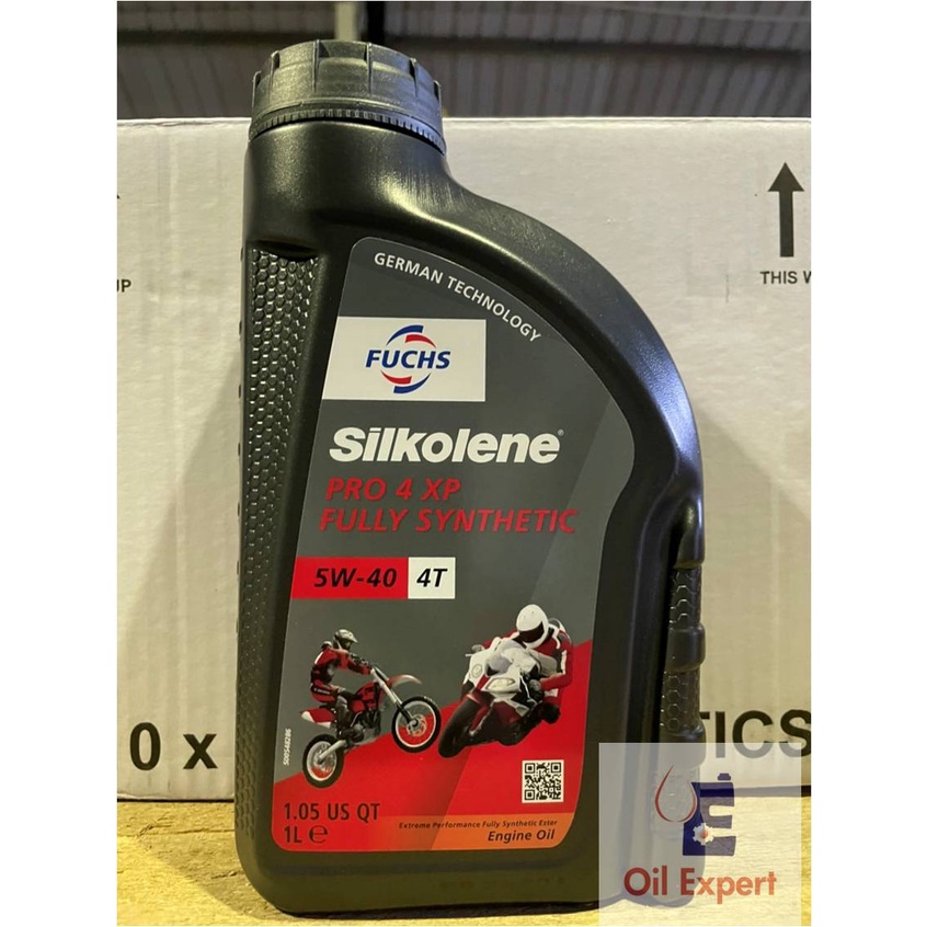 《 油品家 》歐洲版公司貨 FUCHS SILKOLENE 4T XP 5w40 全合成酯類機油(附發票)