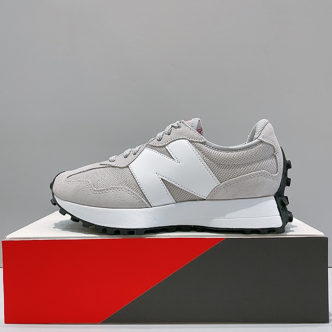 New Balance NB 327 男女款 灰色 皮革 麂皮 D楦頭 運動 休閒鞋 MS327CGW