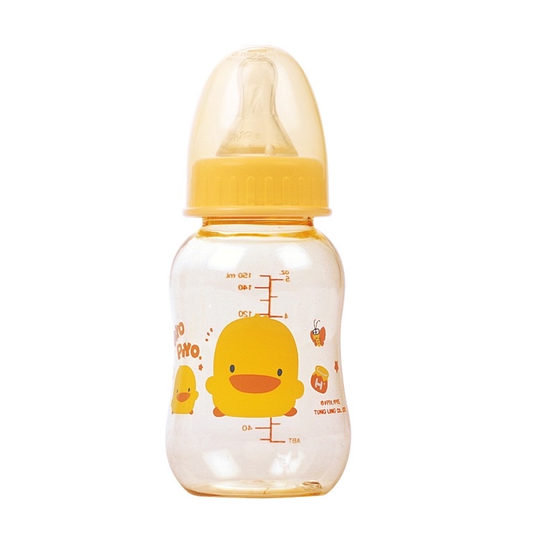 黃色小鴨  標準  PES 葫蘆奶瓶 奶瓶 附奶嘴 150ml/300ml / [福利品]